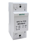 BR-POE-P 48V Data Surge Protector cat 6 POE Power Over Ethernet thiết bị bảo vệ sóng spd spd rj45 poe