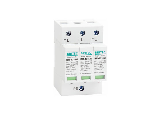 BRITEC AC 12.5kA BR-12.5M 275V T1 + T2 Thiết bị chống sét lan truyền loại B + C
