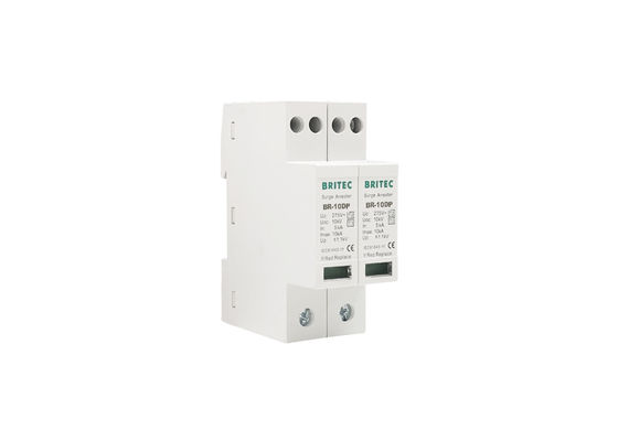 Dinrail 10kA Loại 3 Spd Surge Protector Ba pha Chống sét từ xa