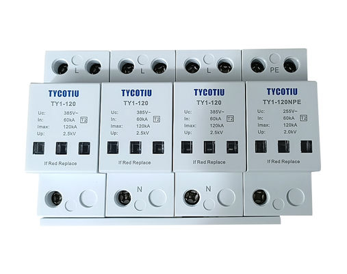 TY1-120 3+1 Thiết bị bảo vệ chống thổi phồng Spd Bảo vệ chống thổi phồng Nhà cung cấp Bảo vệ chống sét
