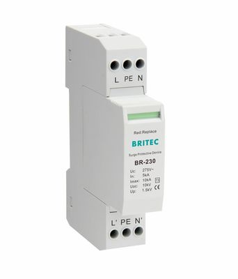 Thiết bị bảo vệ vượt sức mạnh SPD loại 3 với điện áp 30-275V, thời gian phản hồi ≤25ns và bảo vệ tia chớp 8/20 hình sóng