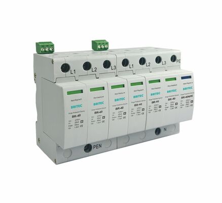Thiết bị chống sét lan truyền BR-40 275 6+1 Loại 2
Thiết bị chống sét ray DIN 275V cho hệ thống 3 pha