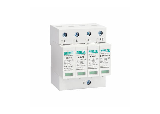 Thiết bị chống sét kiểu 2 cắm được 385V 70kA cho an toàn AC