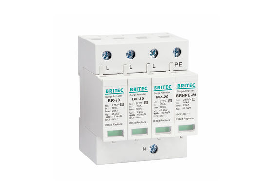 Bộ bảo vệ chống sét lan truyền điện xoay chiều 275V Thiết bị bảo vệ chống sét điện 20kA