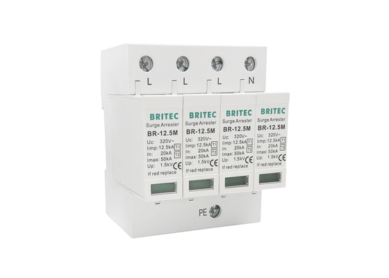Thiết bị bảo vệ vượt sóng loại 1 + 2 cho hệ thống TN-S ba pha