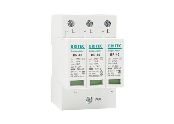 Thiết bị bảo vệ điện áp thấp loại 2 3P 40kA AC