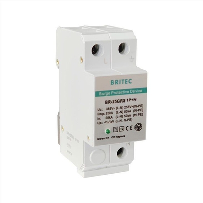 25KA 275V Bộ chống sét lan truyền Loại 1 Bảo vệ AC BR-25GRS 1+1