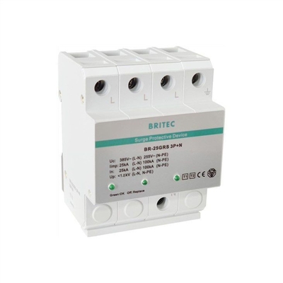 BR-25GRS SPD Thiết bị chống sét lan truyền 3+1 Mô-đun chống sét lan truyền loại 1