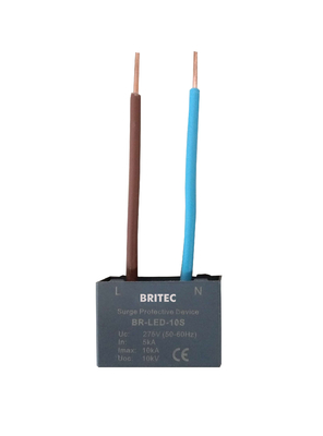 Thiết bị chống sét lan truyền đèn đường 10kv LED SPD Bảo vệ phụ gia cho các thiết bị đèn điện tử