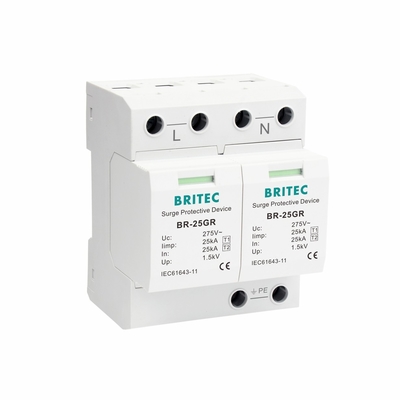 BRITEC BR-25GR 2P 275V Thiết bị bảo vệ xung đột loại 1