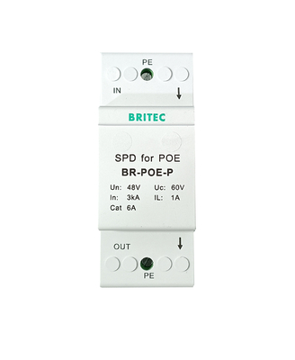 Mạng lưới rj45 bảo vệ sóng POE dữ liệu spd