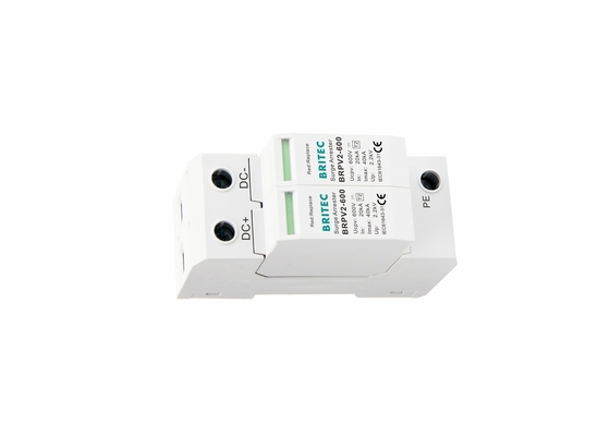 Thiết bị bảo vệ chống sét 600V Thiết bị chống sét lan truyền PV Thiết bị bảo vệ chống sét lan truyền SPD 2P