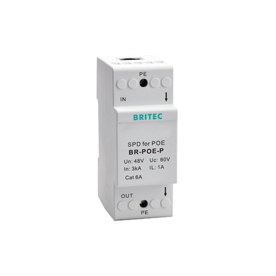BR-POE-P Signal Surge Arrester Surge Arrester mạng dữ liệu bảo vệ sóng rj45