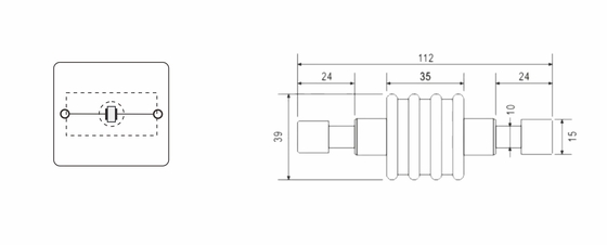 BR-ISG-100 Isolating Spark Gap lightning equipotential bonding connection of separated earthing systems (Điều này sẽ được sử dụng trong các hệ thống nối đất tách biệt)