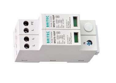 Thiết bị bảo vệ tăng áp ba giai đoạn loại 3 BR275-10DP 4 Pole Surge Arrester