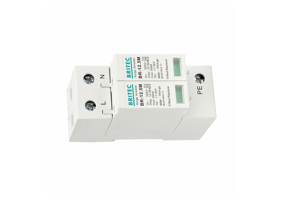 Thiết bị bảo vệ tăng áp đơn pha loại 1 + 2 cực 2P hiệu suất cao