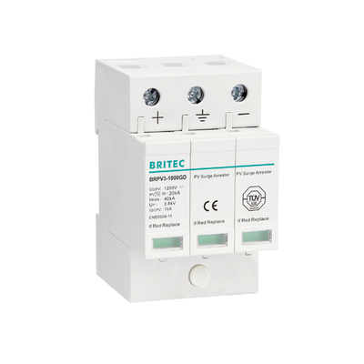 BRPV2-600 600V DC Surge Protection Device Remote Signaling phv thổi điện mặt trời spd dc600v pv surge arrester
