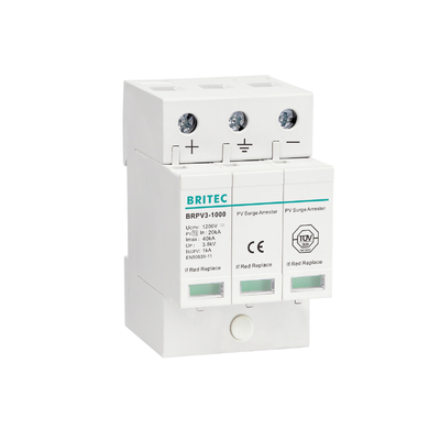BRPV2-600 2 Mod DC 600V Photovoltaic Photovoltaic Surge Protector DC Surge arrester Mặt trời SPD tuv