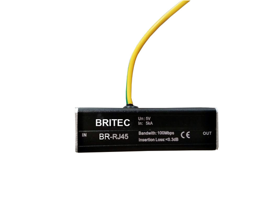 TUV 100Mbps Dữ liệu tín hiệu Bộ bảo vệ chống sét lan truyền RJ45 SPD cho mạng LAN Thiết bị chống sét lan truyền mạng spd