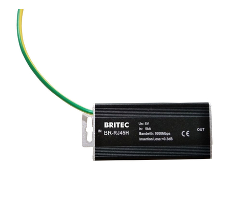 TUV 100Mbps Dữ liệu tín hiệu Bộ bảo vệ chống sét lan truyền RJ45 SPD cho mạng LAN Thiết bị chống sét lan truyền mạng spd