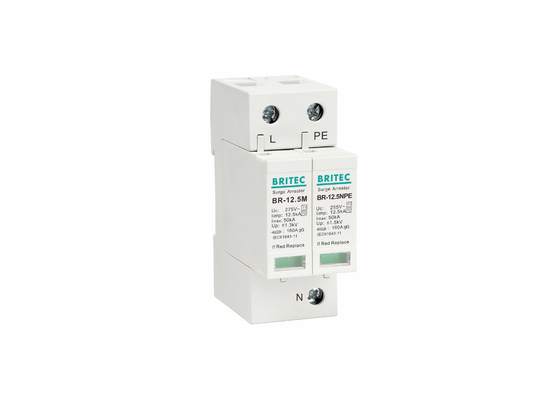 Đẹp áp lực điện áp lực EN61643-11 AC Bảo vệ sét Bảo vệ điện áp lực loại 1 + 2