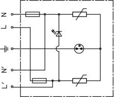 275V 10kv 6kv Spd Thiết bị bảo vệ sóng cho đèn đường LED