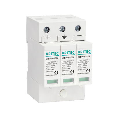 BRPV2-600 2 Mod 600V Photovoltaic Photovoltaic Spd DC Surge Protective Device Mặt trời spd dc600v