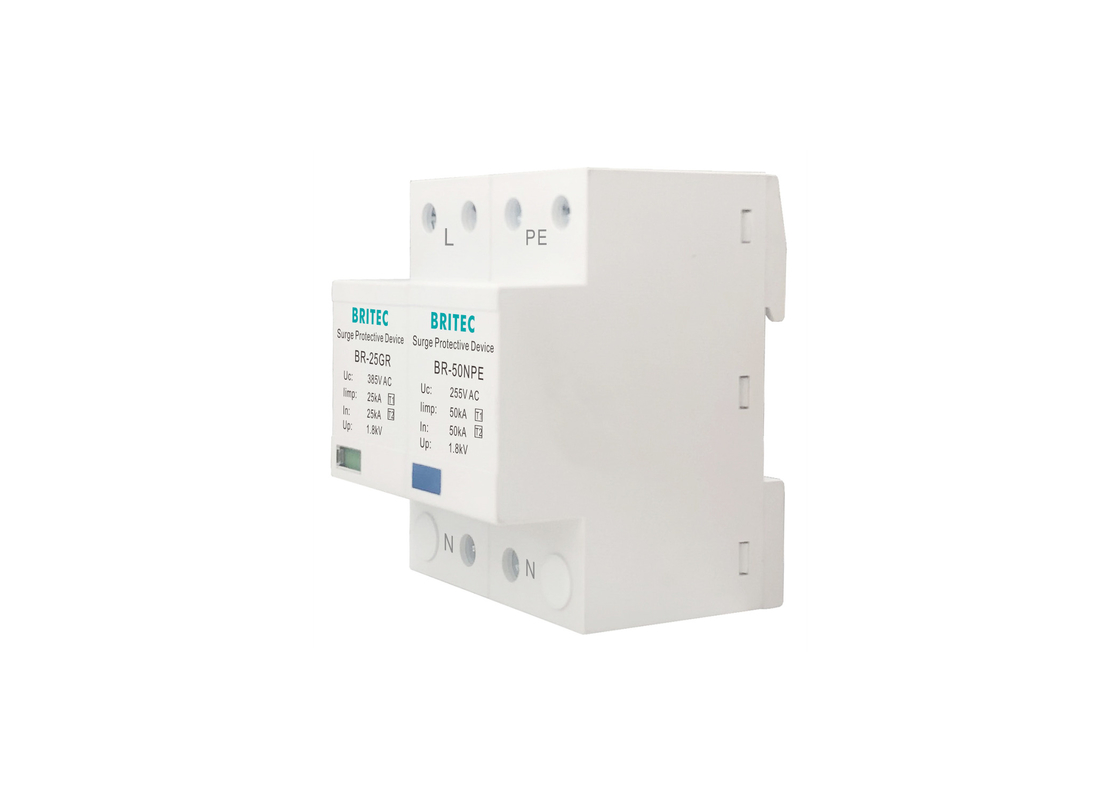 Thiết bị bảo vệ xung đột an toàn TUV loại 1 Ac 25kA