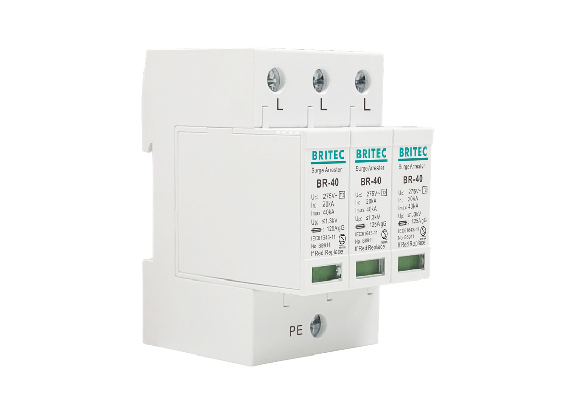 Thiết bị bảo vệ điện áp thấp loại 2 3P 40kA AC