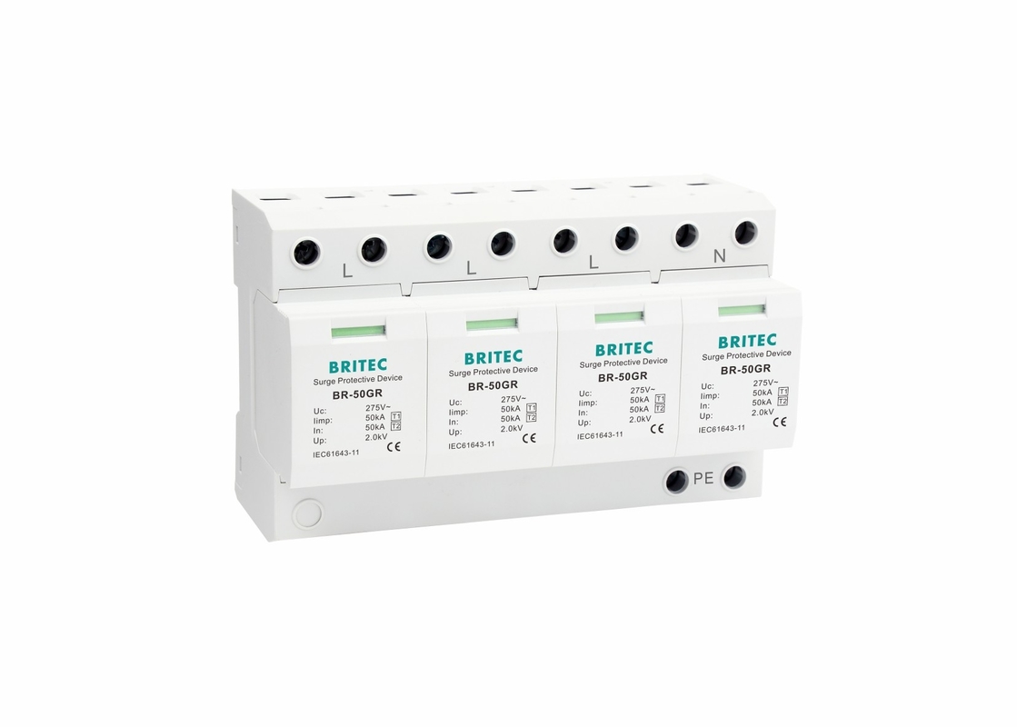Thiết bị bảo vệ xung điện 50kA Thiết bị bảo vệ xung điện loại 1 240V/400V