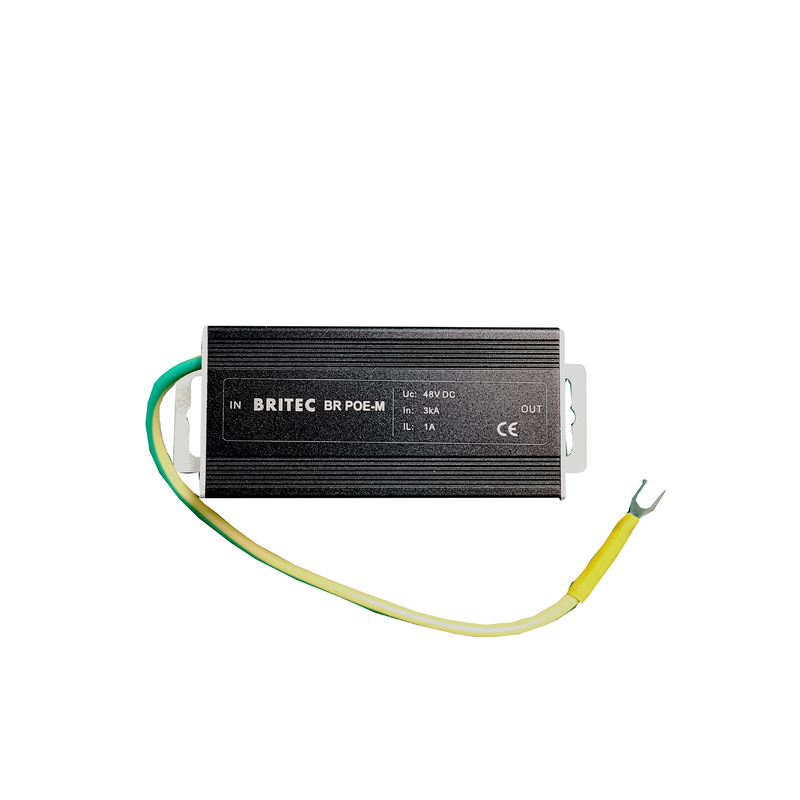 Mạng chống sét lan truyền tín hiệu bộ triệt xung rj45 bảo vệ đột biến POE bộ triệt xung dữ liệu spd Cat6 bảo vệ đột biến đường dây NET 6 PoE