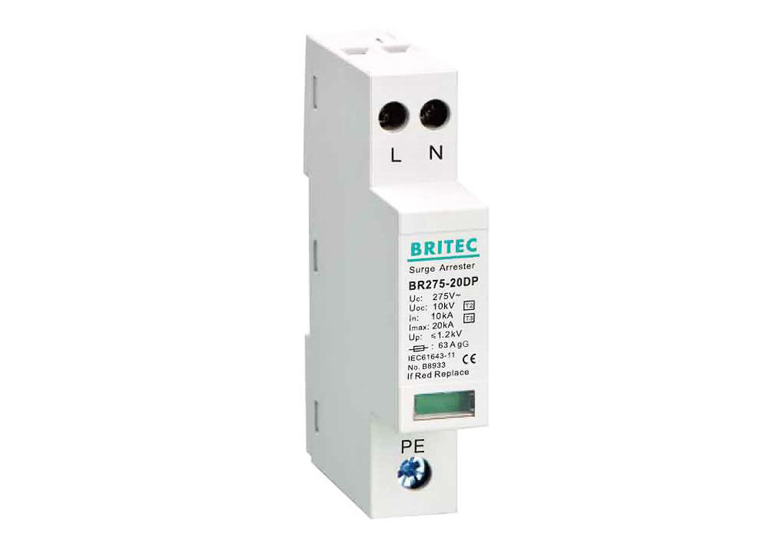 10KA 20kA Thiết bị bảo vệ vượt sức ép loại 3 Thiết bị bảo vệ vượt sức ép