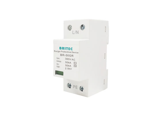 SPD 50kA Type 1 AC Surge Protector 1P Thiết bị bảo vệ sét