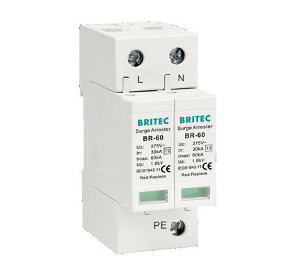 BR-60 4P Thiết bị chống sét lan truyền Lightning AC Spd