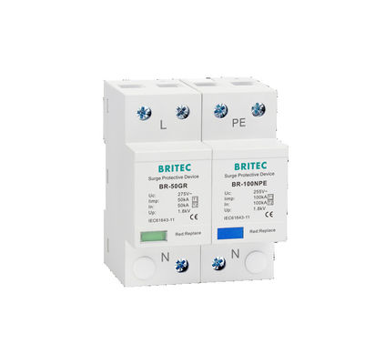 BR - 50GR Loại 1 1 + 1 Thiết bị bảo vệ sóng AC SPD Tắt sóng