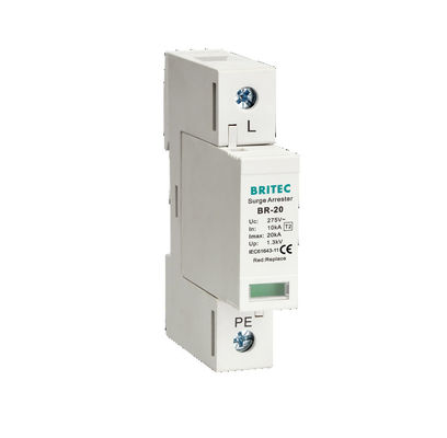 BR-20 3P + 1 20kA Thiết bị bảo vệ sóng cao Spd Thiết bị bảo vệ sóng cao Earthing Protection Protection Lightning Arrester thunder protector Three phase power surge protector SPD Manufacturer Spd Surge Protection Devices