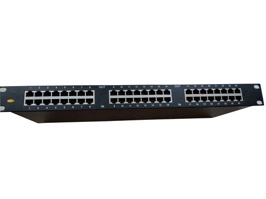 24 cổng Rj45 Ethernet rackmount Network Lightning arrester Rack rj45 spd thiết bị bảo vệ sóng Ethernet Trung Quốc