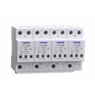 TY1-120 3+1 Thiết bị bảo vệ chống thổi phồng Spd Bảo vệ chống thổi phồng Nhà cung cấp Bảo vệ chống sét