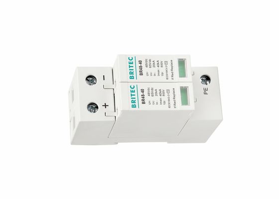 DC 48V 40KA SPD 2P Surge Ass Surge Protector