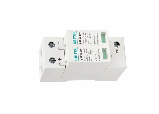 Thiết bị bảo vệ chống sét lan truyền DC 40kA 500Vdc SPD 2Poles