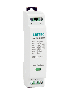 Đèn đường điện Thiết bị bảo vệ sóng điện 1.5kV Bảo vệ sóng SPD 10KV Đèn đường LED