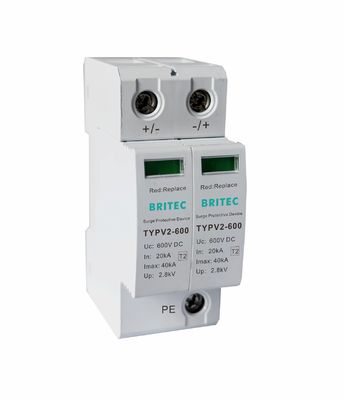 TYPV2 600 Thiết bị bảo vệ tia điện mặt trời theo dòng điện dc loại 2