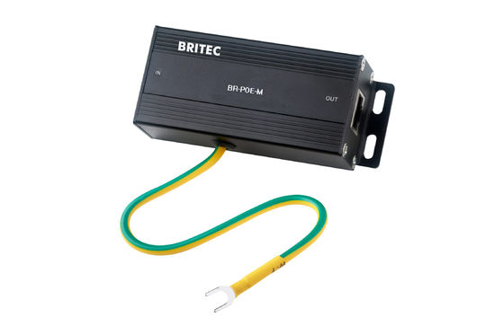 BR-POE-M Ethernet Connection RJ45 Surge Protection Poe Ethernet Surge Protector Mạng sét POE Gigabit 1000mbps Rj45 Ethernet Outdoor Surge Protector Mạng công nghiệp Outlet Metal Housing