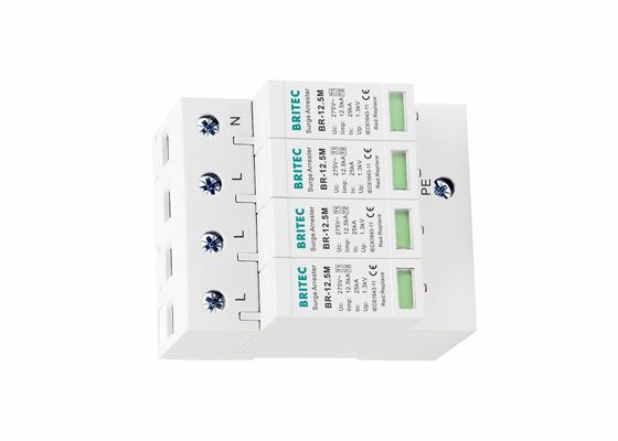 Thiết bị bảo vệ vượt sức mạnh BRITEC lớp I + II SPD 4P 275V
