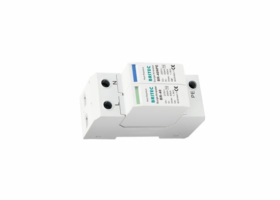 IEC 61643-11 DIN Rail 230Vac MOV Class II Surge Protector Một pha
