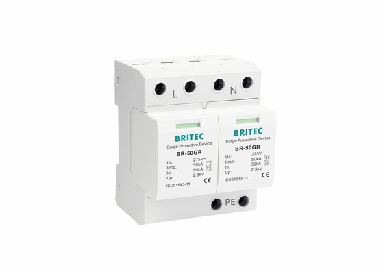 Hệ thống AC 2P 50KA T1 Thiết bị bảo vệ tia chớp