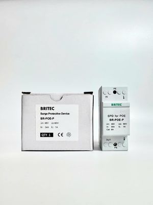 BR-POE-P Signal Surge Arrester Surge Arrester mạng dữ liệu bảo vệ sóng rj45