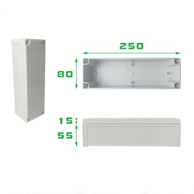 ABS Plastic Electrical Connection Box Dự án IP67 Khung giao điểm chống nước