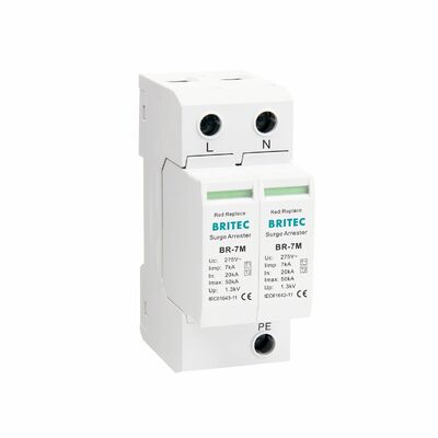 Thiết bị chống sét xung loại 1+2 7KA với gắn DIN-rail