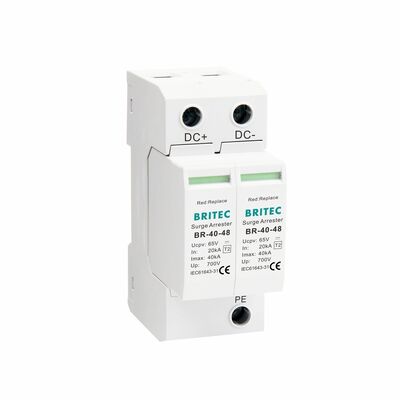 BR-40 24 Camera dc spd Surge Protective Device Grounding Surge Protection Dc Spd Type 2 giám sát an ninh DC Power Surge Protector